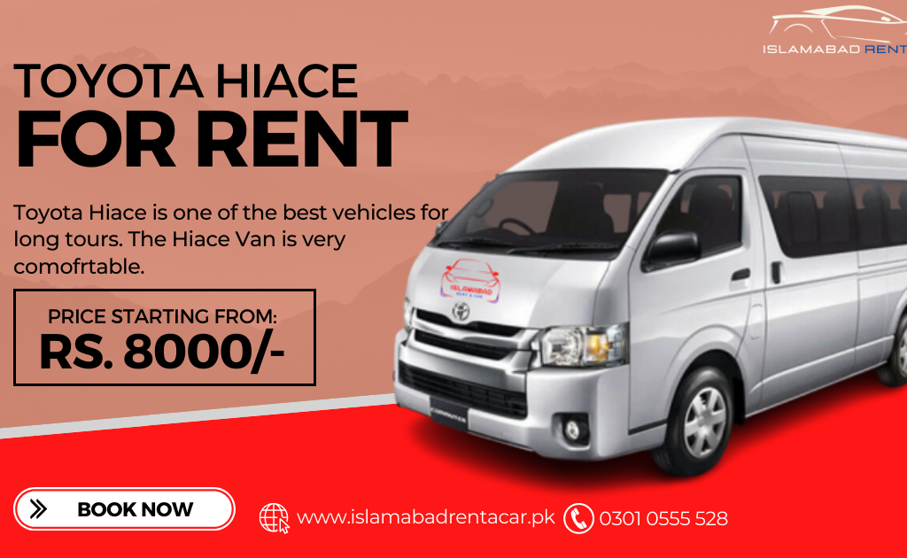 Toyota Hiace For Rent In Islamabad