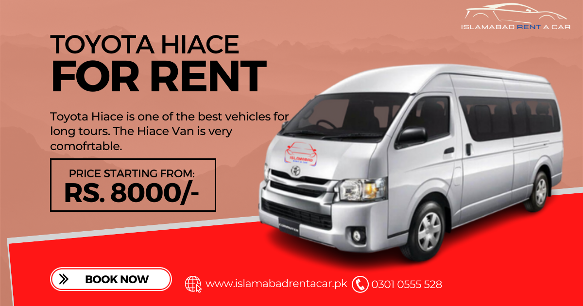 Toyota Hiace For Rent In Islamabad