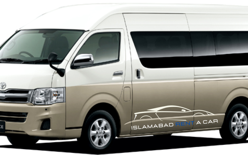 Toyota Hiace for rent in Islamabad