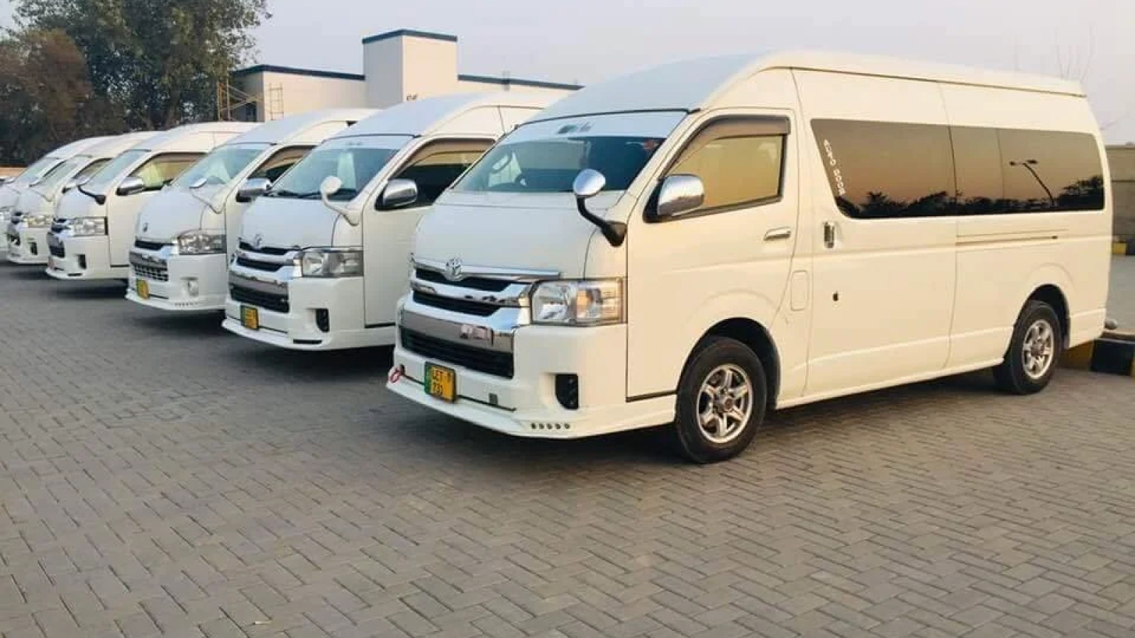 Toyota HiAce for rent in Islamabad.