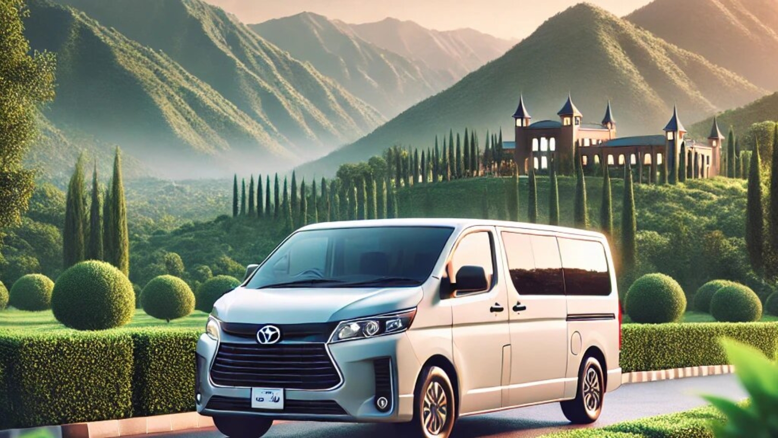 Luxury Hiace for rent in Islamabad