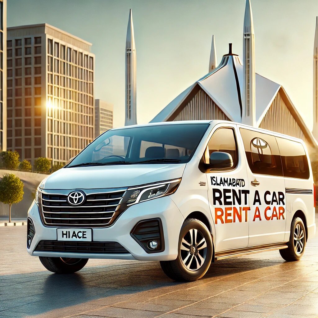 Toyota Hiace for rent in Islamabad