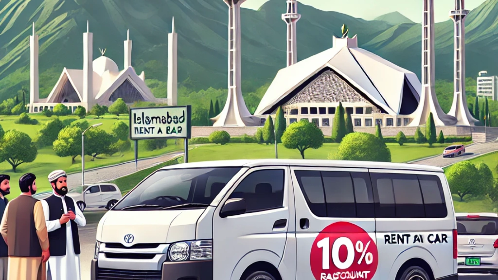 Get 10% OFF on Hiace for Rent in Islamabad