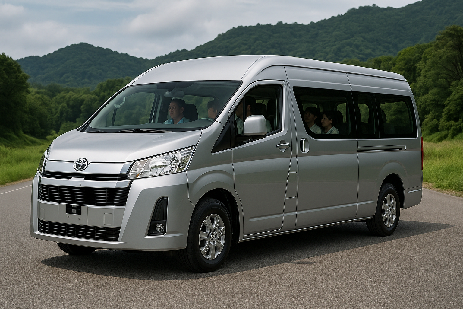Toyota Hiace for Rent to Neelum Valley