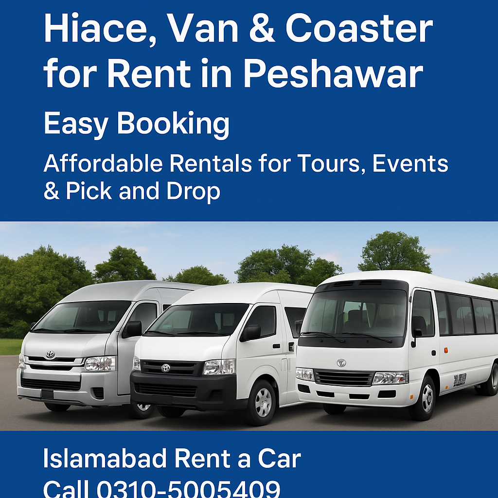 Coaster for Rent in Peshawar