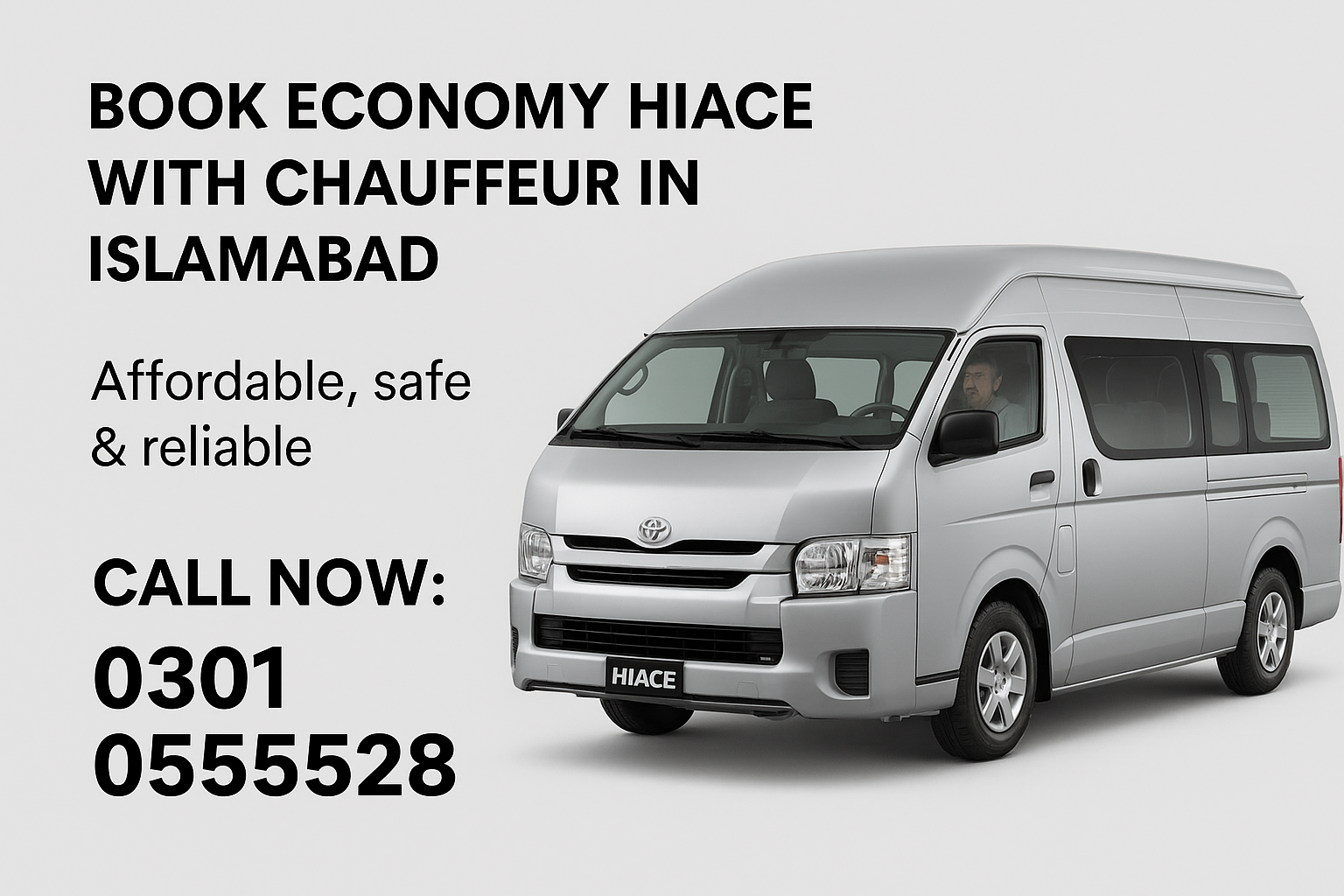 Economy Hiace with Chauffeur