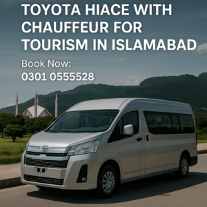 Toyota Hiace with Chauffeur for Tourism