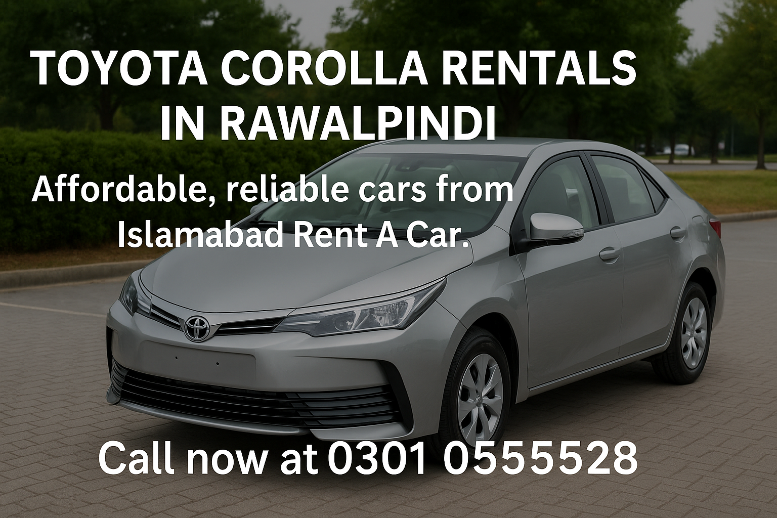 Toyota Corolla Rentals in Rawalpindi