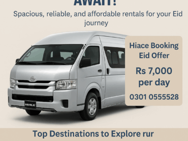 Hiace booking Eid offer
