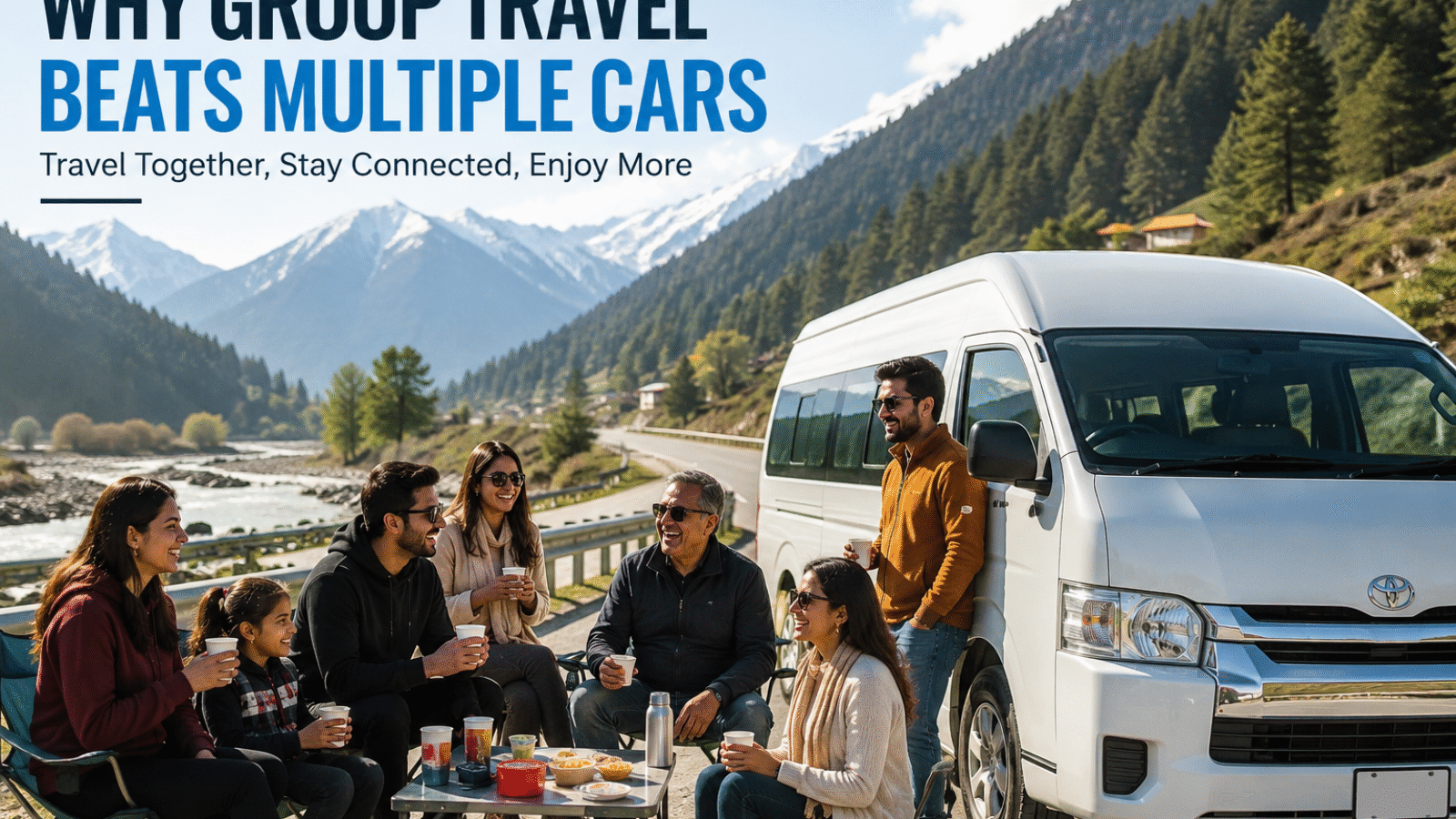Toyota Hiace for Rent in Islamabad for group travel