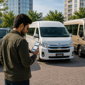 Toyota Hiace for Rent in Islamabad travel vehicle selection