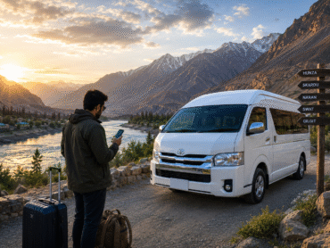 Toyota Hiace for Rent in Islamabad for Northern Pakistan Tours 2026