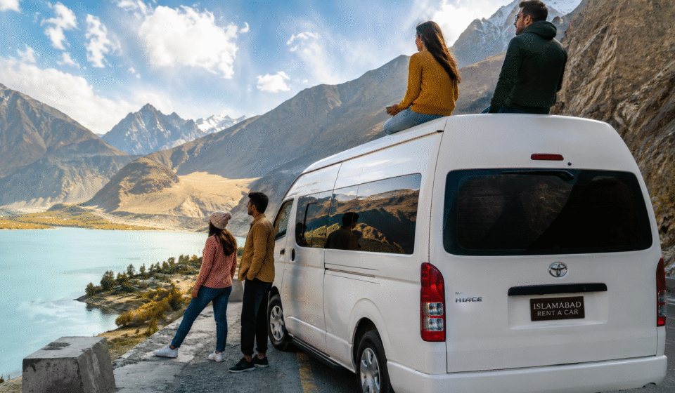 Islamabad to Hunza road trip with Hiace rental service
